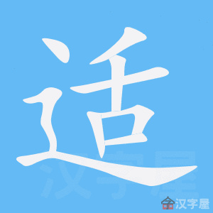 适笔顺动画演示