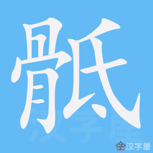 骶笔顺动画演示