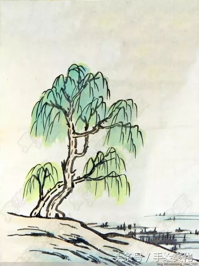 每日一学：小树、丛树和树的整体画法