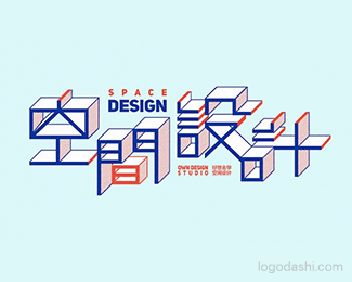 空间设计-李林字体设计